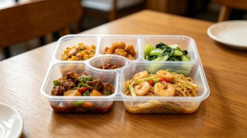 PP six-layer square lunch box
