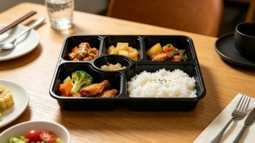 PP six-layer square lunch box
