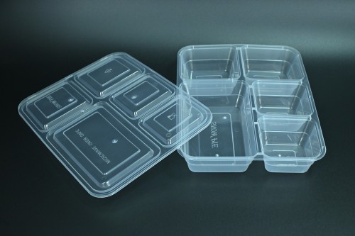 PP Korean-style five-layer square lunch box