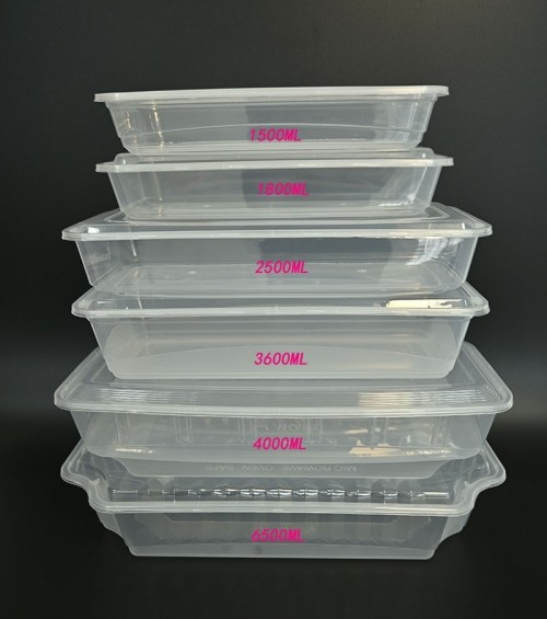 PP square basin-style food container