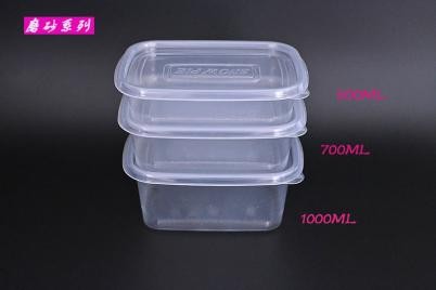PP transparent fruit salad container